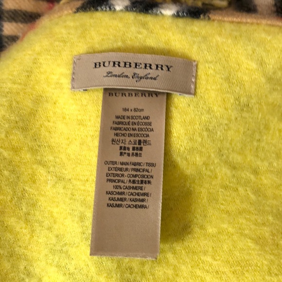 Authentic Burberry Check Scarf - Picture 8 of 9